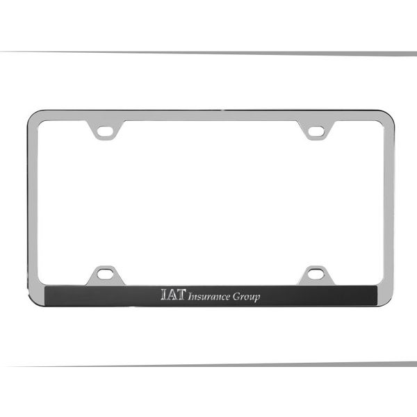 Printed Chrome Plated License Frame