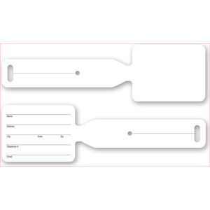 Ultra-Thin Luggage Tag - 10 mil AIM-1305351