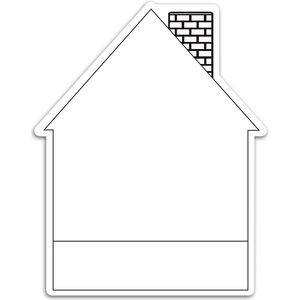 Memo Board House w/ Rem Adh AIM-1305918