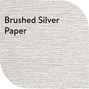 Metallic Flex Brushed Silver Paper AIM-1311351