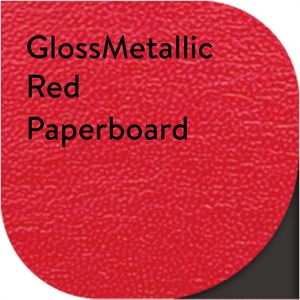 Red Gloss Metallic Paperboard AIM-1311354