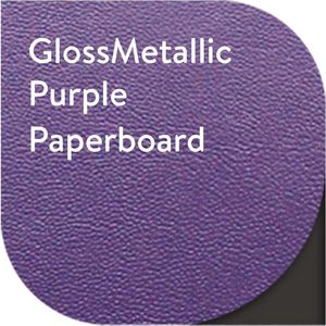 Purple Gloss Metallic Paperboard AIM-1311606