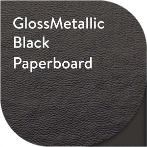 Black Gloss Metallic Paperboard AIM-1311606