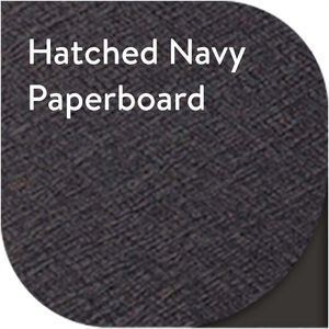 Hatched Navy Paperboard AIM-1311641