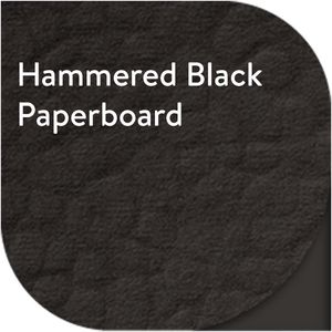Hammered Black Metallic Paperboard AIM-1311643