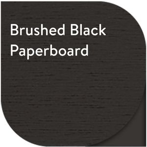 Brushed Black Metallic Paperboard AIM-1311647