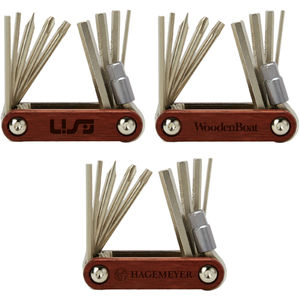 Bandelier 10-in-1 Folding Tool with Rosewood Handle AIM-1312049