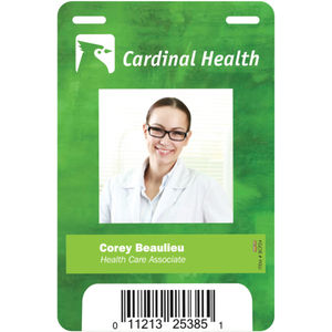 3 5/8" X 5 1/2" Plastic Identification Badge AIM-1312324