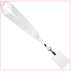 1 1/2" Dye-Sublimated Satin Ribbon Lanyard with 3" x 4" ID Badge AIM-1312341