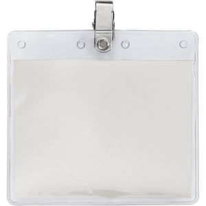 4" x 3" Blank Horizontal Vinyl Pouch with Bulldog Clip AIM-1312344