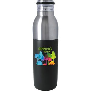 Matte Black Tumbler with Silver Bottle AIM-1319692