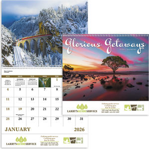 Good Value™ Glorious Getaways - Spiral Calendar.2026 AIM-1320933