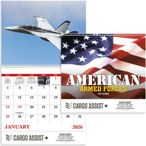 Good Value™ American Armed Forces - Spiral Calendar.2026 AIM-1321382