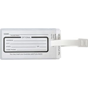 Tag w/ White Leather Strap AIM-1321604