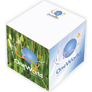 Souvenir® 3" x 3" x 3" Non-Adhesive Cube AIM-1322406