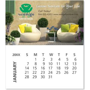Good Value™ Business Card Magnet with 12-Sheet Calendar AIM-1322426