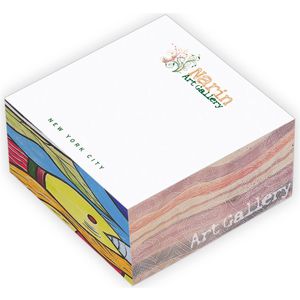 Souvenir® 3" x 3" x 1.5" Non-Adhesive Cube AIM-1322441