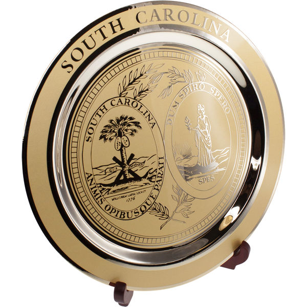 Promotional Etched Medallion Award Plates