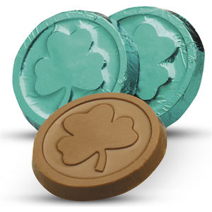 St Patrick Shamrock Chocolate Coin AIM-1344016