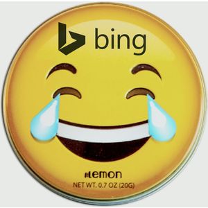 Laughing Emojy Tin with Lemon Mints AIM-1346651