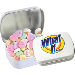 Domed Tin - Imprinted Conversation Heart AIM-1346675