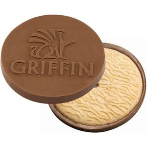 3/4 oz Custom Chocolate Round Cookie AIM-1346839