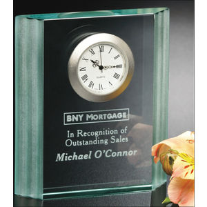 Jade Wave Clock 4-1/2" AIM-1350223