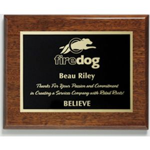 Aberdeen Walnut Plaque 7" x 9" AIM-1350339