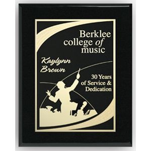 Aberdeen Black Plaque 8" x 10" AIM-1350372