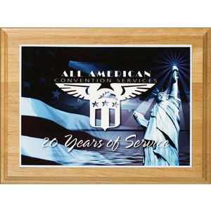 Alder Wood Plaque 7" x 9" with AIM-1350458