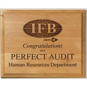 Alder Wood Laser Plaque 9" x 12&quo AIM-1350631