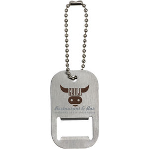 Dog Tag Bottle Opener Keytag AIM-1359891