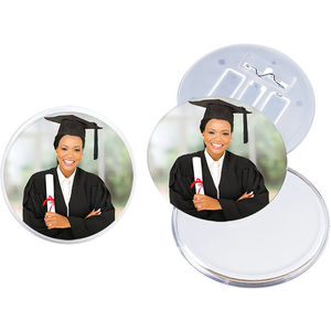 3 3/8 Snap-In Button Frame w/Pull Out Ea AIM-1360126