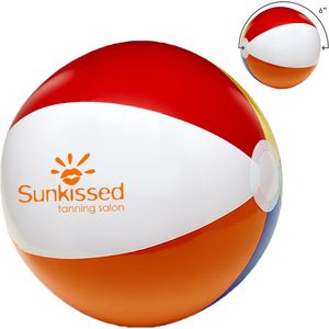 6" 6 Color Beach Ball AIM-1360600