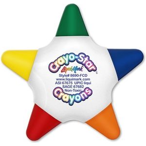 Crayo-Star 5 Color Star Shaped Crayon AIM-1363987