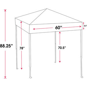 5' Pop Up Tent (Full Color) AIM-1364521