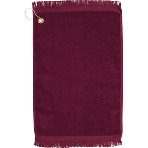 Premium Fringed Velour Golf Towel w/ Lef AIM-1366517