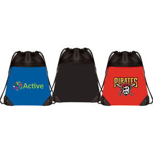 Microfiber Cinch Top Day Pack Backpack AIM-1370826