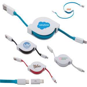 Retractable USB to Micro-USB Charger Cab AIM-1371441