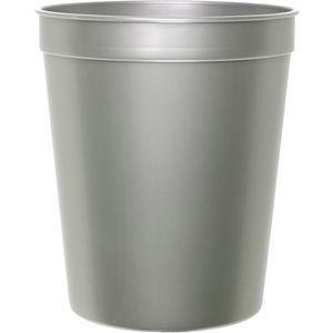 Metallic Silver 16 oz Smooth Cup AIM-1374581