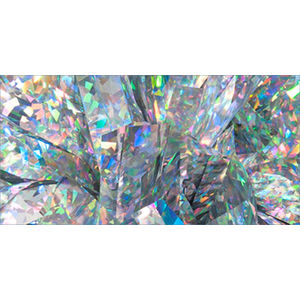 Holographic Crystal Silver Streamers AIM-1374660