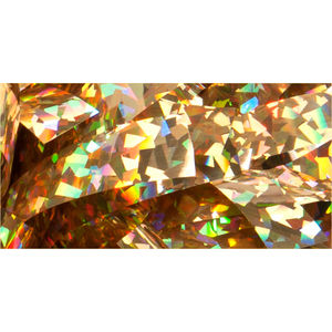 Holographic Crystal Gold Streamers AIM-1374660