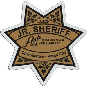 3" Seven Point Star Plastic Badge AIM-1374862