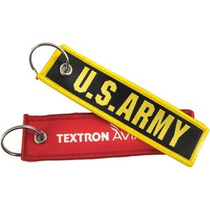 Woven Rectangle-Shaped Key Fob w/ Gromme AIM-1376835