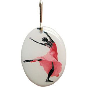 Zipper Pull Charms / Tag with single sid AIM-1378607