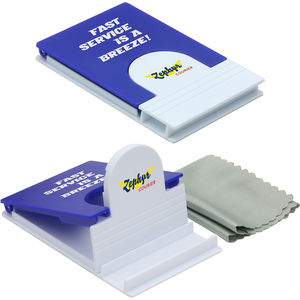 5 x 5 Microfiber Cloth with Phone Holder AIM-1380814