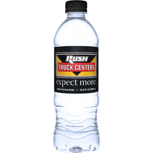 Clear Bottle with Black Cap AIM-1382010