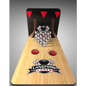 Table Top Bowling Game (8.875"long  AIM-1388398