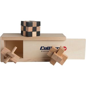 New 3-in-1 Wooden Puzzle Boxed Set AIM-1396055