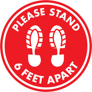 23" Round 6' Apart Floor Graph AIM-1398781